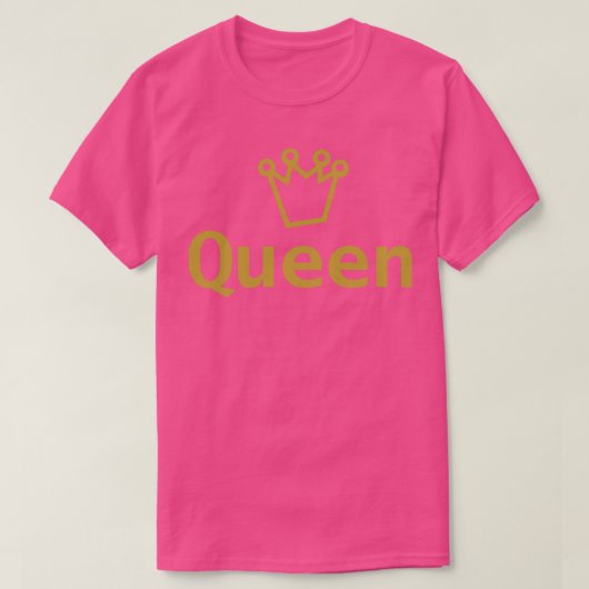 Goud en kroon t-shirt (Design voorkant)