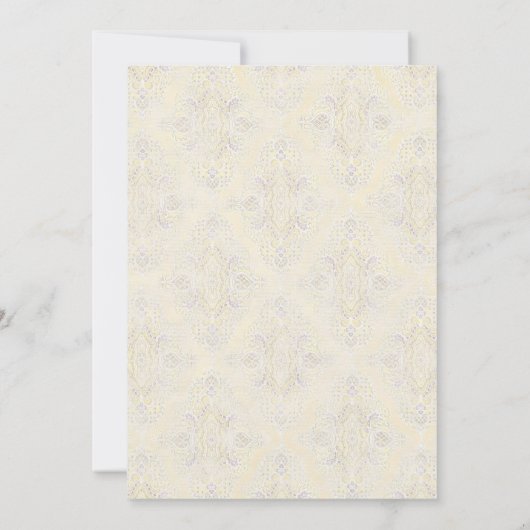 Goud en langskoud Klassiek Elegant Vrijgezellenfee Kaart (Achterkant)