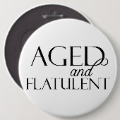 Goud en latulent ronde button 6,0 cm (Voorkant /achterkant)