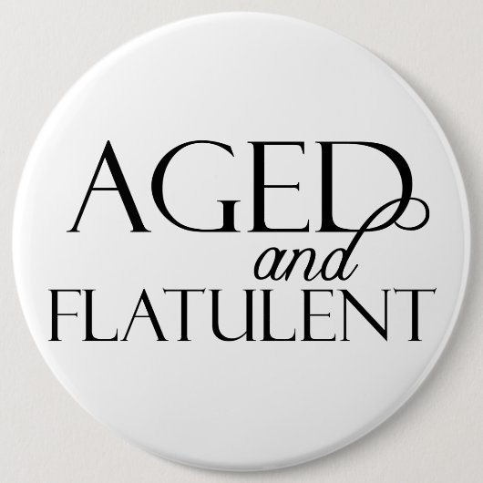 Goud en latulent ronde button 6,0 cm (Voorkant)