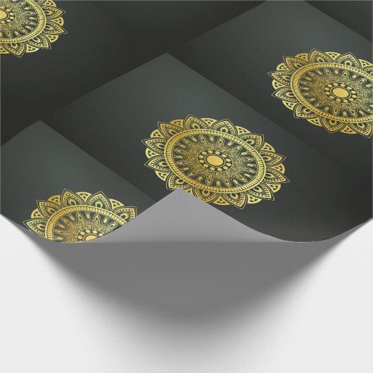 Goud en Mandala Cadeaupapier (Hoek)