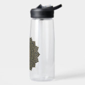 Goud en marine mandala waterfles (Links)