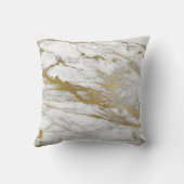 Goud en Marmer met Gouden Folie en Glitter Kussen (Achterkant)