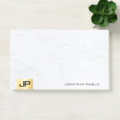 Goud en Marmer Moderne Eenvoudige Sjabloon Elegant Post-it® Notes (Kantoor)