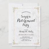 Goud en marmer | Uittredingspartij voor buitenland Kaart (Voorkant)