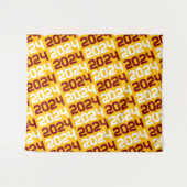 Goud en Maroon Afstuderen Achtergrond Wandkleed (Voorkant (horizontaal))