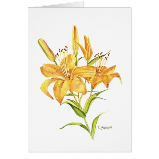 Goud en oranje betonstaal waterverf (Voorkant)