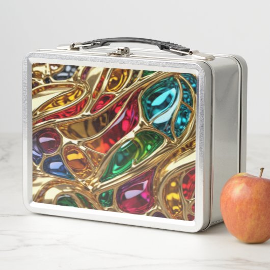 Goud en Pareltjes Beauty #621 - Metal Lunchbox (In situ)