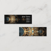 Goud en Pareltjes Mini Visitekaartje (Voorkant / Achterkant)