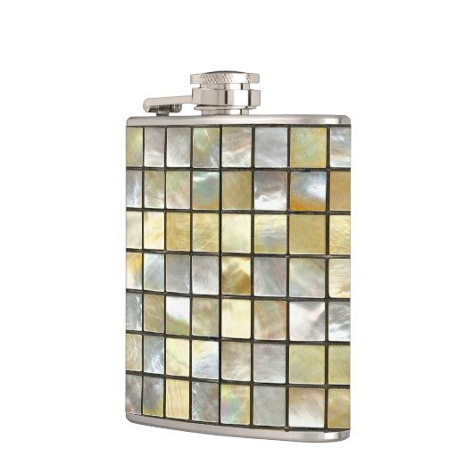 Goud en patrijzen heupfles (Links)