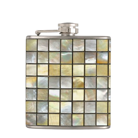 Goud en patrijzen heupfles (Voorkant)