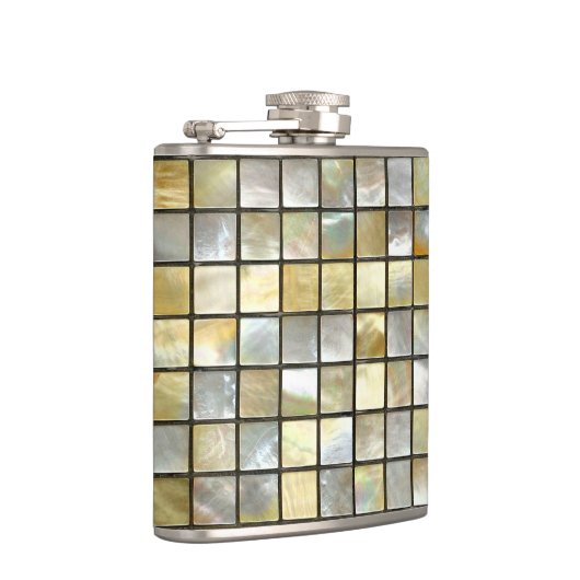 Goud en patrijzen heupfles (Rechts)