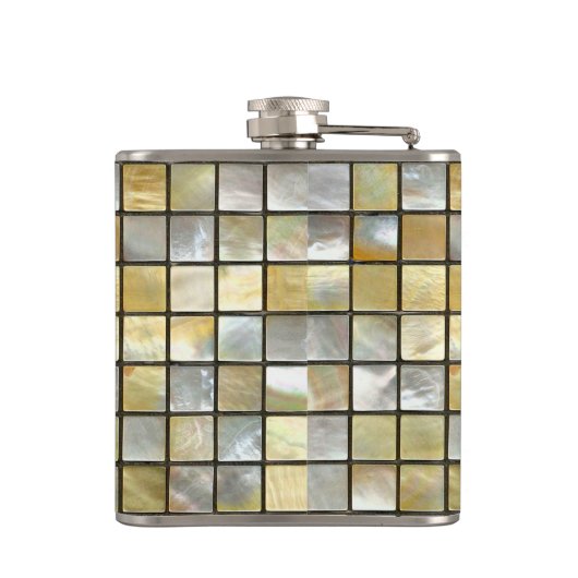 Goud en patrijzen heupfles (Achterkant)