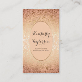 Goud en pekel Elegant  maar modern Visitekaartje