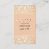 Goud en pekel Elegant  maar modern Visitekaartje (Achterkant)