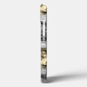 Goud en rechthoekig, gekleurd, grijs Case-Mate iPhone case (Achterkant / Links)