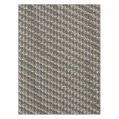 Goud en rechthoekig, gekleurd, grijs tafelkleed (Voorkant)