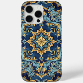 Goud en robijn gravure iPhone 15 pro max hoesje