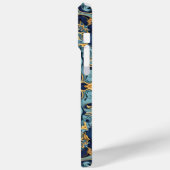 Goud en robijn ​​gravure Case-Mate iPhone case (Achterkant / Links)