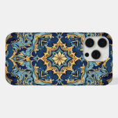 Goud en robijn ​​gravure iPhone hoesje (Achterkant horizontaal)