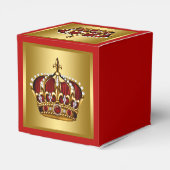 Goud en Rode Prins Bedankdoosjes (Achterkant)