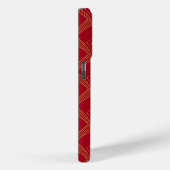 Goud en rood art deco patroon monogram Case-Mate iPhone case (Achterkant / Rechts)