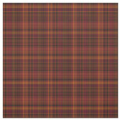 Goud en rood geplakt stof val kleuren patroon (Swatch)