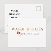 Goud en rood gewas uit Texas Briefkaart (Voorkant / Achterkant)