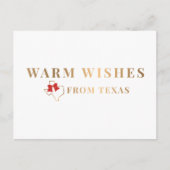Goud en rood gewas uit Texas Briefkaart (Voorkant)