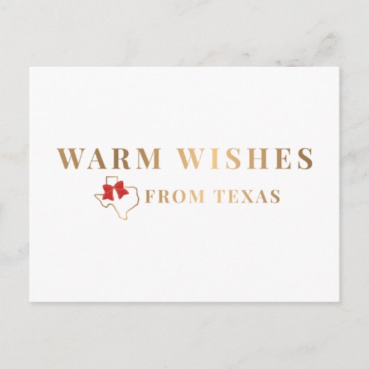 Goud en rood gewas uit Texas Briefkaart (Voorkant)