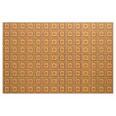 Goud en rood herhalen Mexicaanse Tegel Pattern Stof (Yard (91,4 cm))