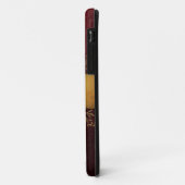 goud en rood op maat Case-Mate iPhone case (Achterkant/links)