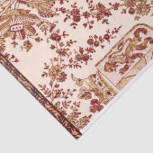 Goud en rood Roos Tissuepapier (Detail)