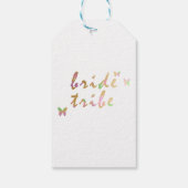 Goud en roos Bride Tribe Cadeaulabel (Achterkant)