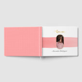 Goud en Roos Roze foto Quinceanera Gastenboek (Volledig)