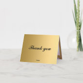 Goud en Roze Dank je kaart Voeg eigen tekst toe (Achterkant)