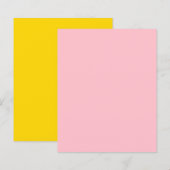 Goud en Roze Effenkleur Coördineren (Voorkant / Achterkant)