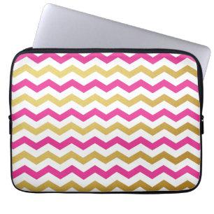 Goud en roze hoes van het Chevron Pattern-model