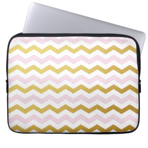 Goud en roze hoes van het Chevron Pattern-model