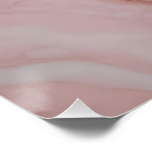 Goud en roze marmer textuur perfect poster (Hoek)