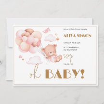Goud en Roze Meisje Baby shower