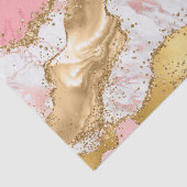 Goud en Roze Sequins Agaat Tissuepapier (Detail)
