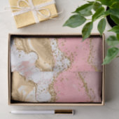 Goud en Roze Sequins Agaat Tissuepapier (Geschenk)