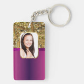 Goud en roze sleutelhanger (achterkant)