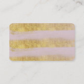 Goud en roze strepen Dragonfly Visitekaartje (Achterkant)