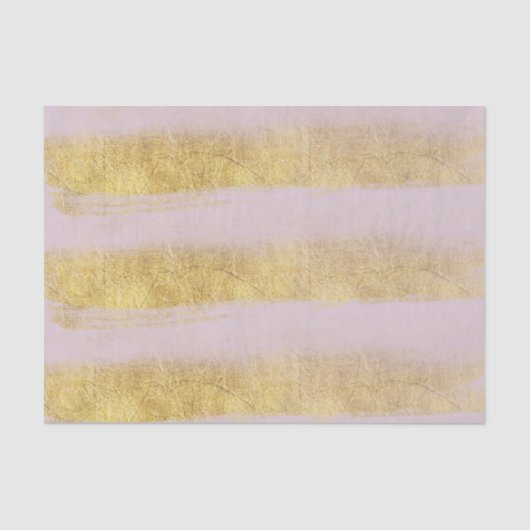 Goud en roze stropen tissuepapier (Voorkant)