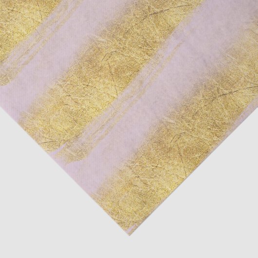 Goud en roze stropen tissuepapier (Detail)