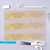 Goud en roze stropen tissuepapier (Craft)