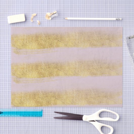 Goud en roze stropen tissuepapier (Craft)