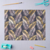 Goud en roze vetten en blauwe ontkoppeling tissuepapier (Craft)